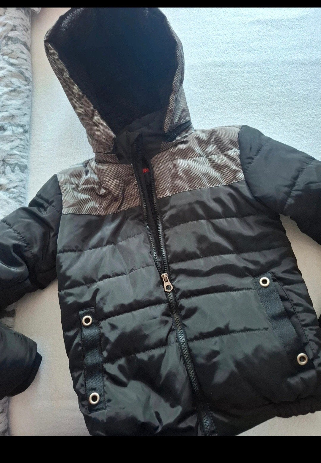 Jongens winterjas camouflage maat 134/140, Kinderen en Baby's, Kinderkleding | Maat 140, Gebruikt, NO COMPROMISE, Ophalen of Verzenden
