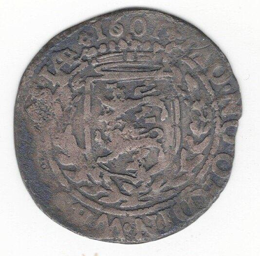 26-921 West Friesland roosschelling 1601, Vóór koninkrijk, Zilver, Losse munt, Overige waardes