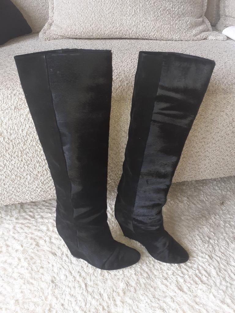 Isabel Marant prescott Maat 37, Isabel Marant, Hoge laarzen, Zwart, Ophalen of Verzenden