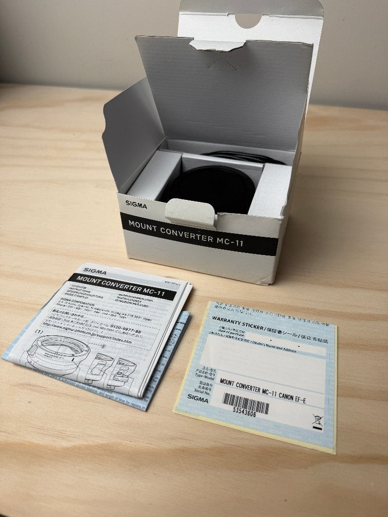 Sigma Mount Converter MC-11 (Canon EF-E), Audio, Tv en Foto, Fotografie | Lenzen en Objectieven, Verzenden, Zo goed als nieuw