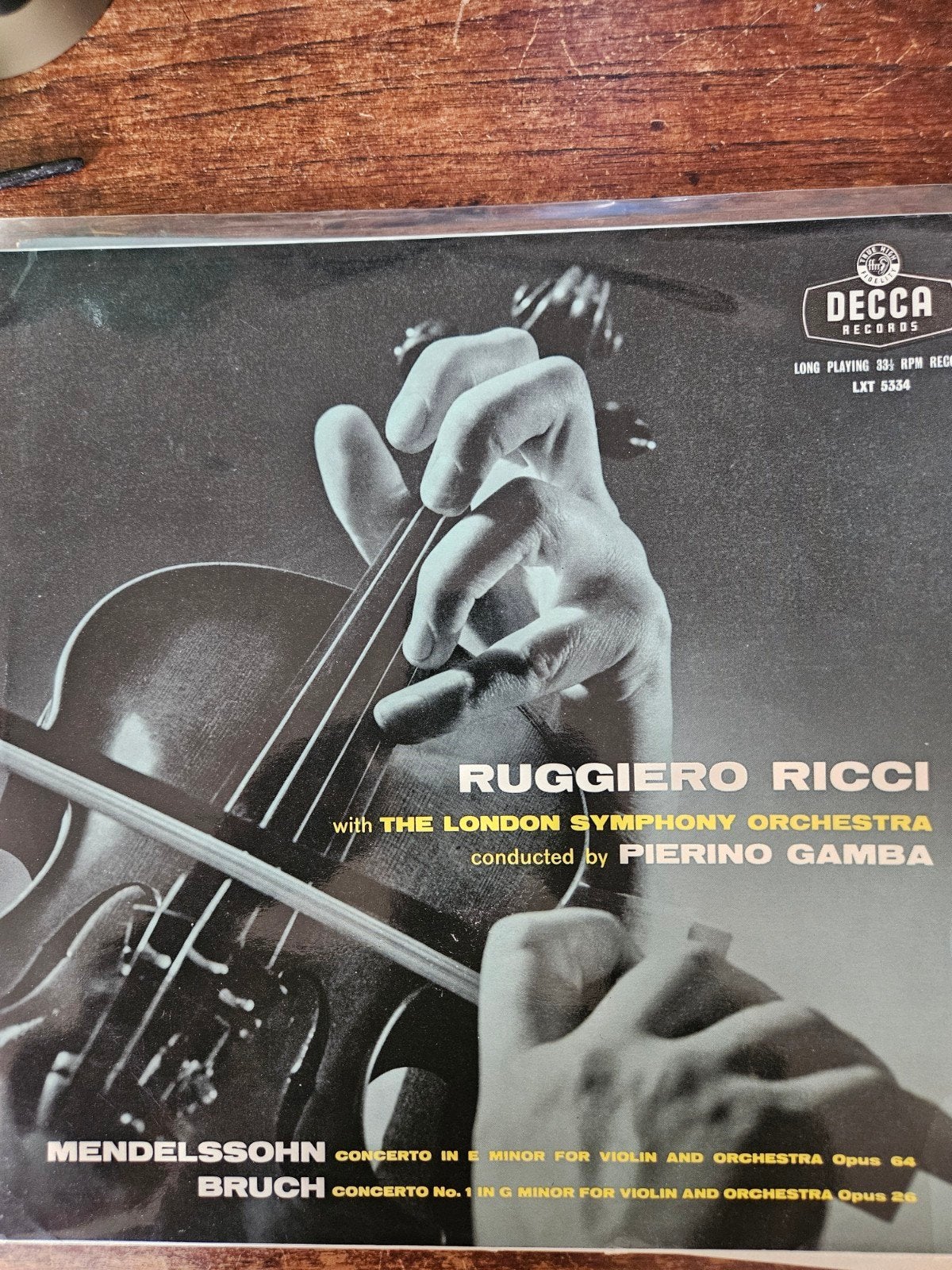 Mendelssohn & Bruch Vioolconcerten - Ruggiero Ricci LP, Cd's en Dvd's, Cd's | Klassiek, Gebruikt, Soloconcert, Romantiek, Inclusief doosje