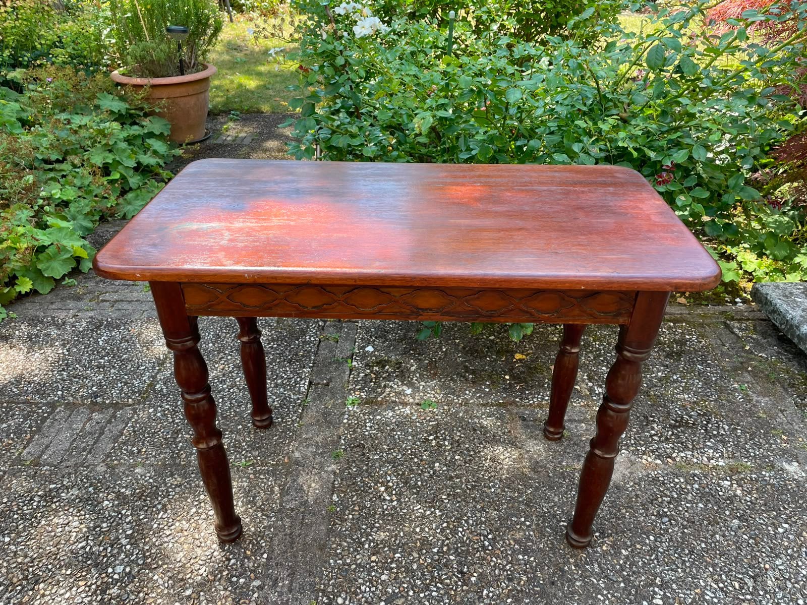 Antiek Houten Tafeltje, Antiek en Kunst, Antiek | Meubels | Tafels, Ophalen