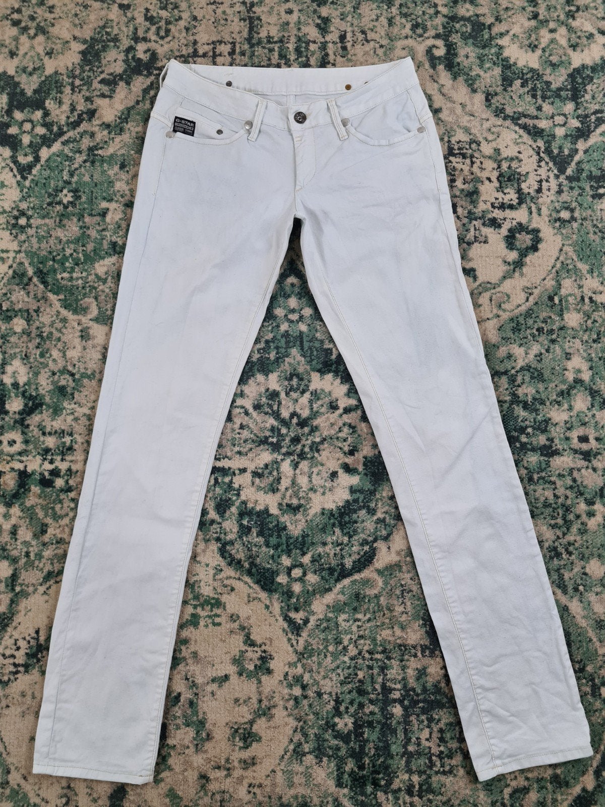 G-star raw army radar skinny W30 L34 Dames Tulsi3034 Wit, Wit, Ophalen of Verzenden, W30 - W32 (confectie 38/40), G-STAR RAW