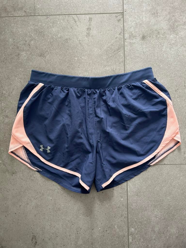 Sportbroek, maat S, Under Armour, blauw/roze, nieuw, Ophalen of Verzenden, Nieuw, Maat 36 (S), Blauw