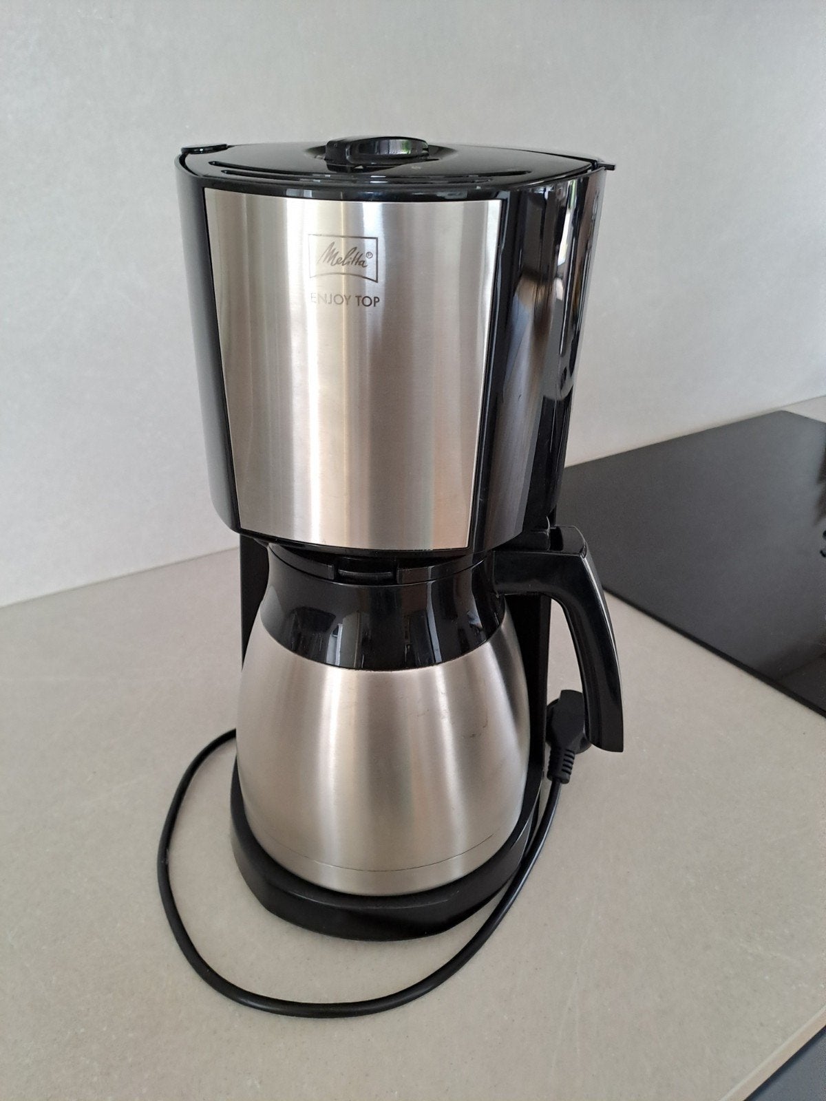 Melitta koffiezetapparaat met thermoskan, 10 kops, Ophalen, Zo goed als nieuw, Koffiemachine