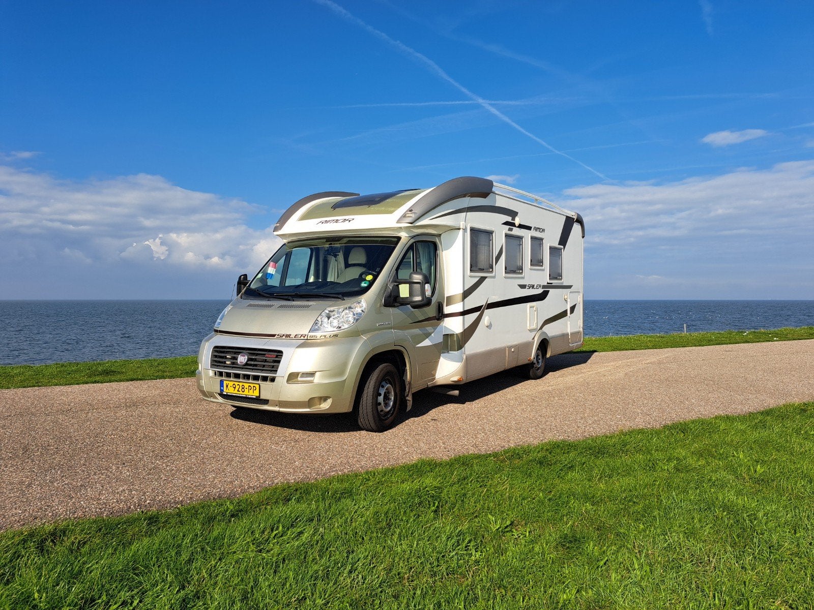 Rimor sailor automaat, Caravans en Kamperen, Automaat, Ringverwarming, Fiat, 7 tot 12 maanden geleden
