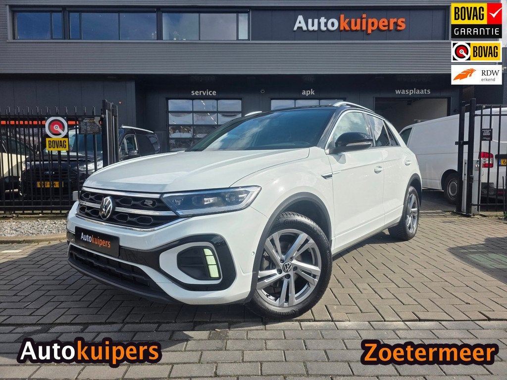 Volkswagen T-Roc 1.5 TSI R-Line | Met o.a. Achteruitrijcamer, 12 maanden, Gebruikt, Zwart, Alcantara