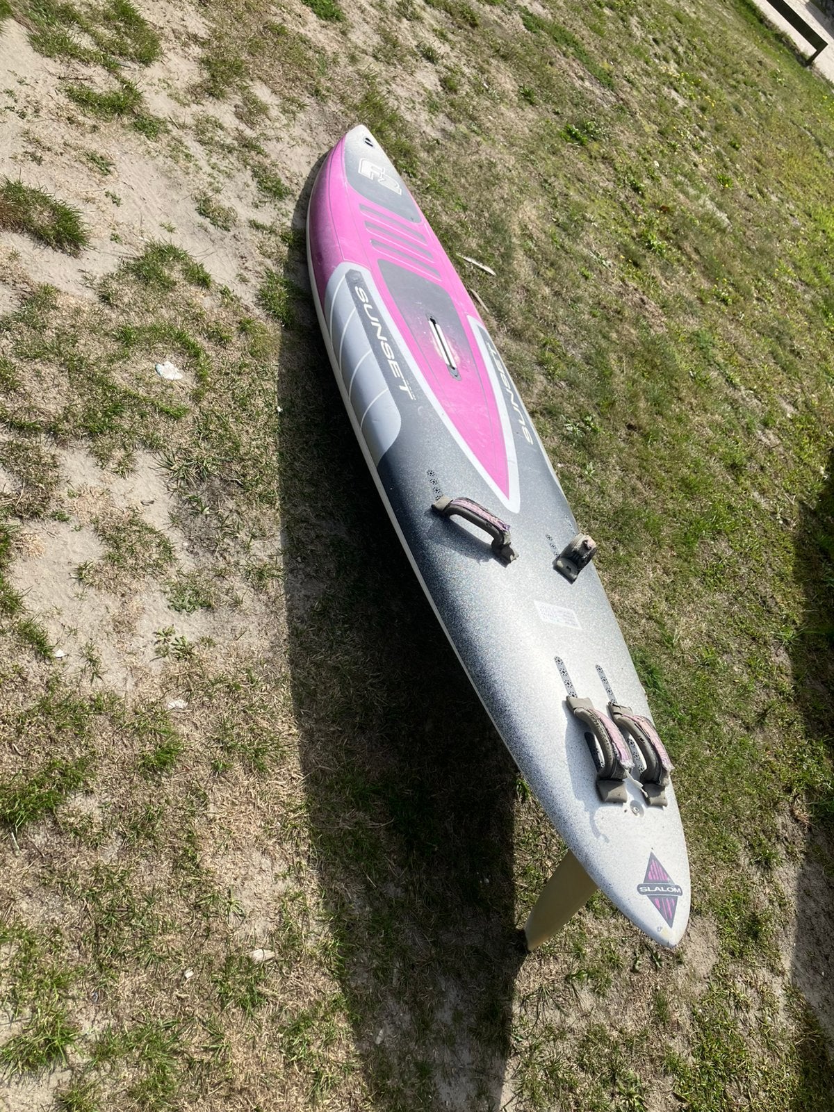 F2 sunset slalom 60L inclusief fin en mast, Ophalen, 250 tot 300 cm, Gebruikt, F2