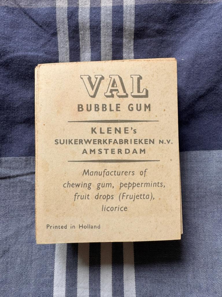 Vintage Val Bubble Gum Hollywood sterren kaarten jaren 50/60, Verzamelen, Ophalen of Verzenden, 1940 tot 1960, Gebruikt, Prent