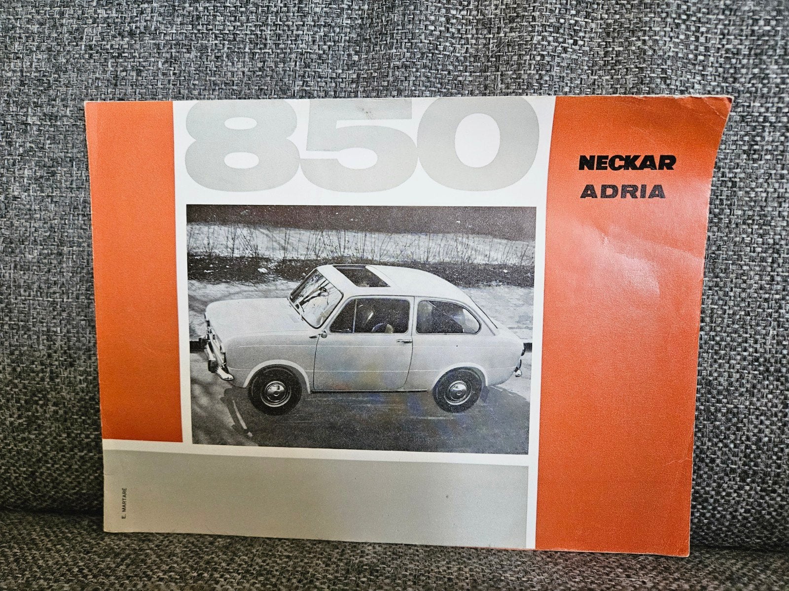 Neckar Adria 850 Brochure - Zeldzaam Oldtimer Document, Verzenden, Gelezen, Overige merken, Onbekend