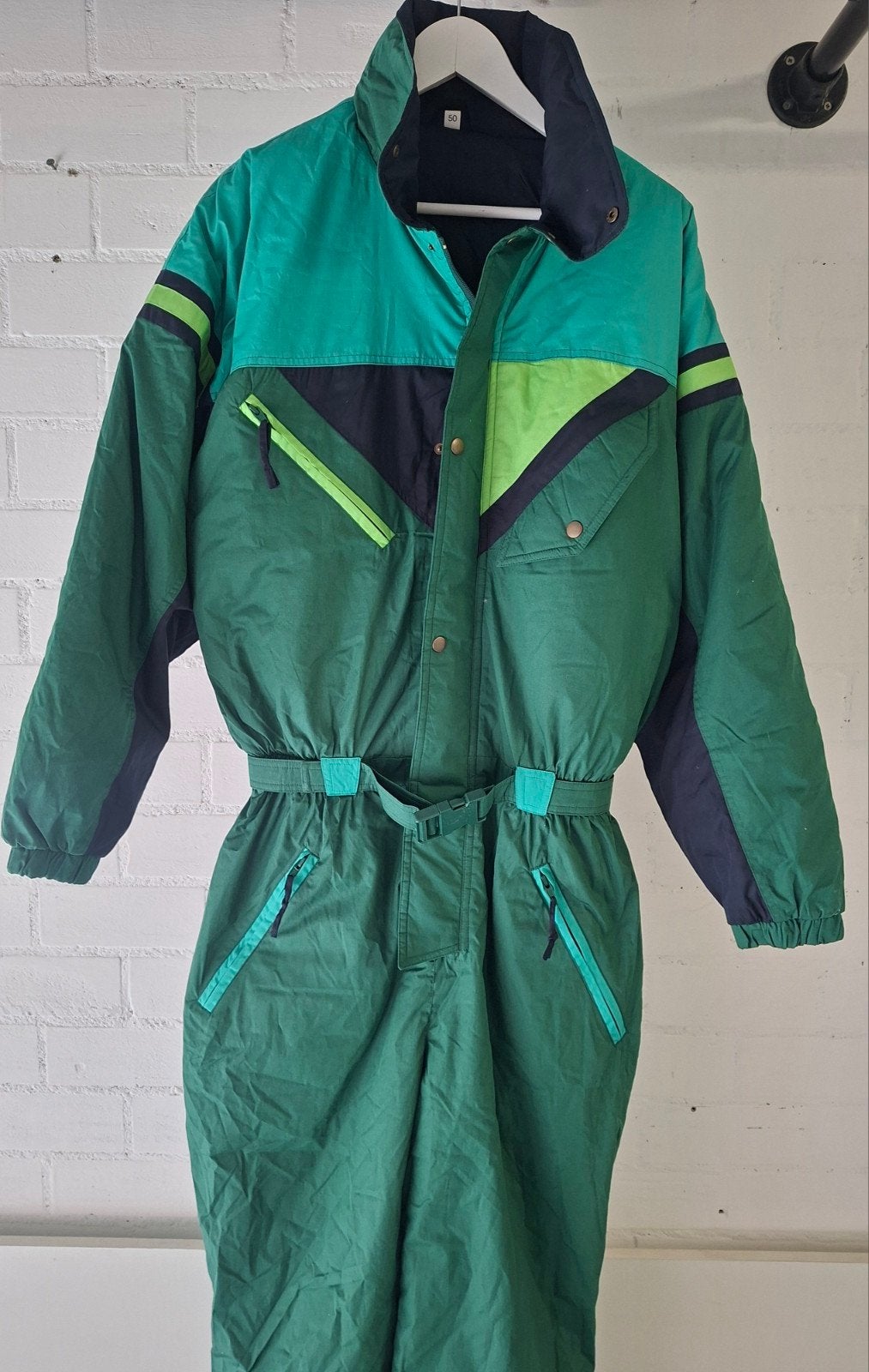 vintage skipak 50/XLretro fout après-ski klunen carnaval, Overige merken, 160 tot 180 cm, Ophalen of Verzenden, Zo goed als nieuw
