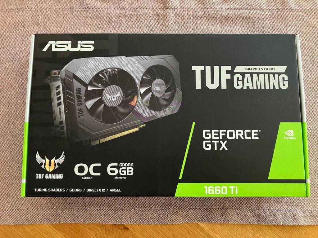 ASUS TUF Gaming GeForce GTX 1660 Ti EVO OC Edition 6GB GDDR6, PCI-Express 3, Gebruikt, GDDR6, Ophalen of Verzenden