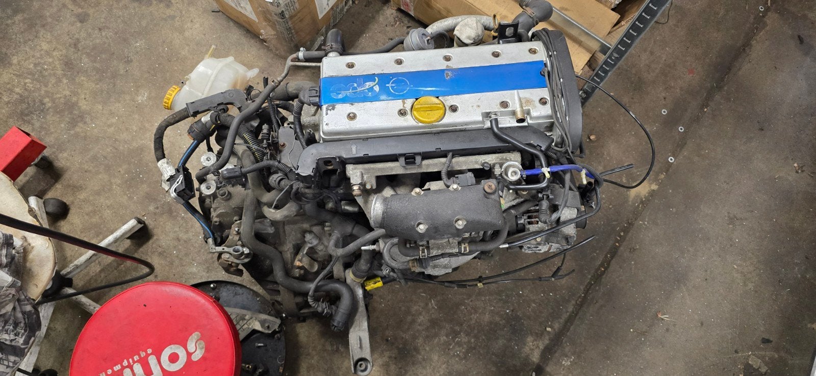 Opel z20let motor opc astra g zafira a opc, Auto-onderdelen, Ophalen, Gebruikt, Opel