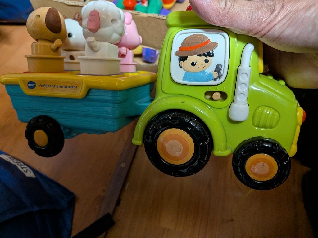 vtech tractor= vanaf nu 2 halen en 1 betalen, Ophalen of Verzenden, Zo goed als nieuw, 6 maanden tot 2 jaar