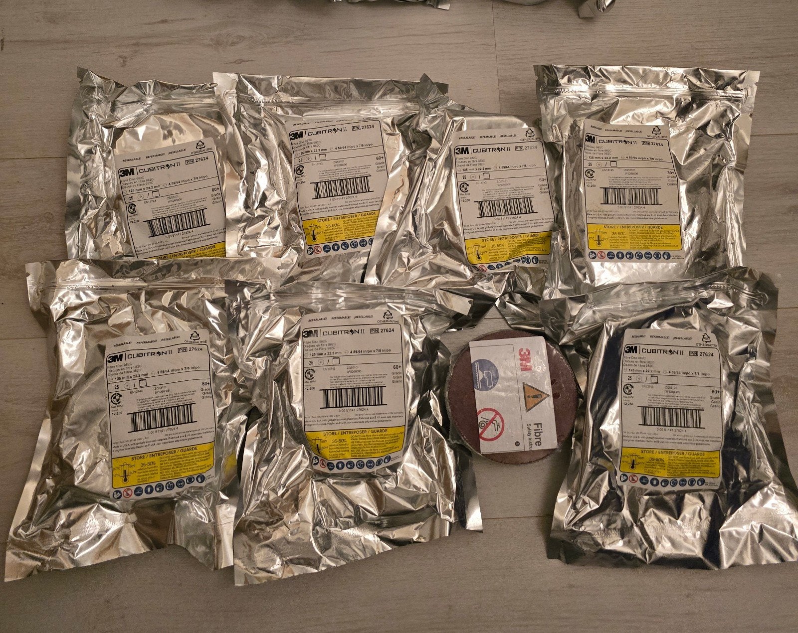 125 STUKS 3M CUBITRON SLIJPSCHIJVEN 125MM, Ophalen of Verzenden, Nieuw
