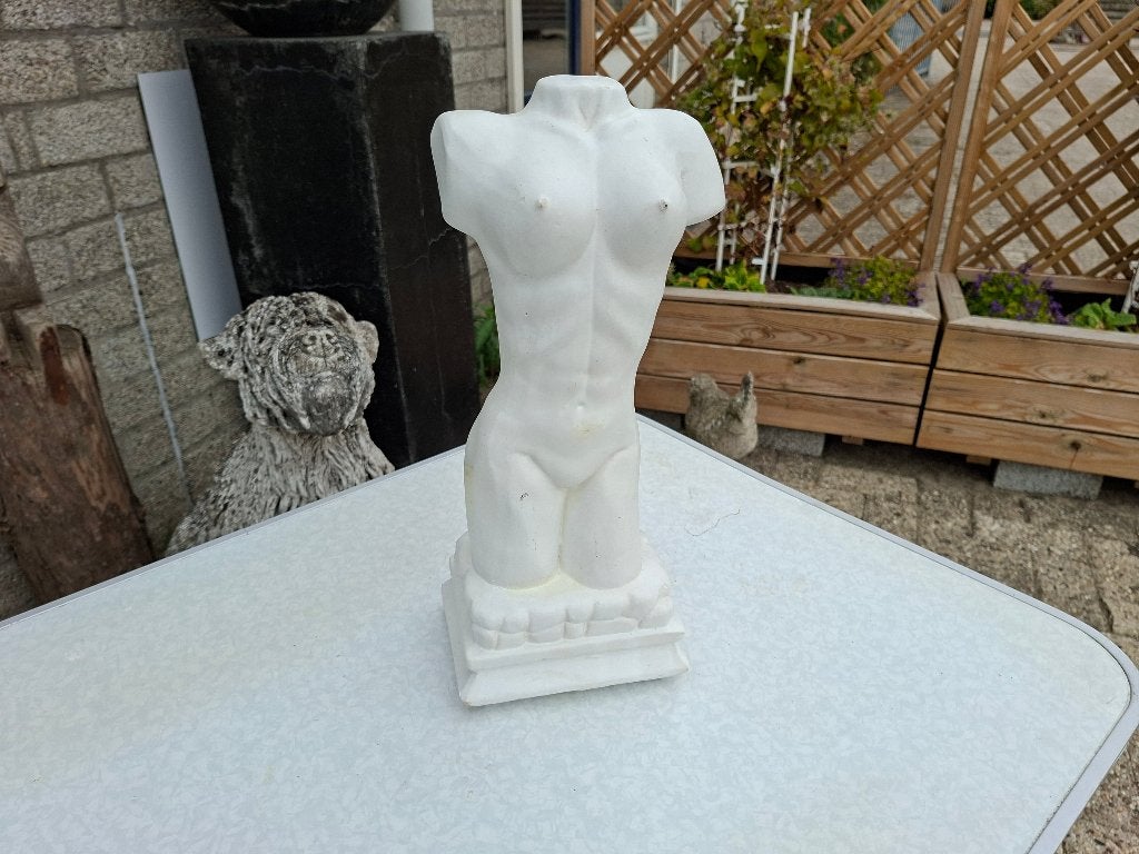 mooie gaaf grotere torso beeld van dame /vrouw, Antiek en Kunst, Kunst | Beelden en Houtsnijwerken, Ophalen of Verzenden, Handgemaakt