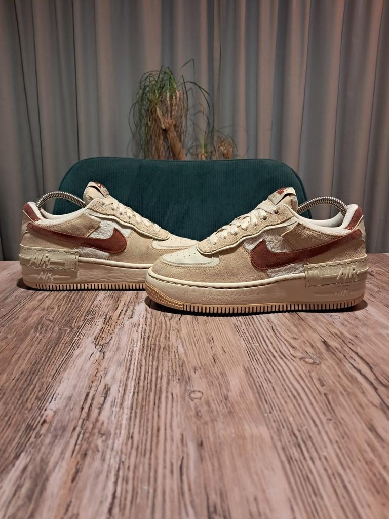 Nike Air Max 1 Shadow 'Shimmer' Size 36, Beige, Nike, Ophalen of Verzenden, Sneakers of Gympen