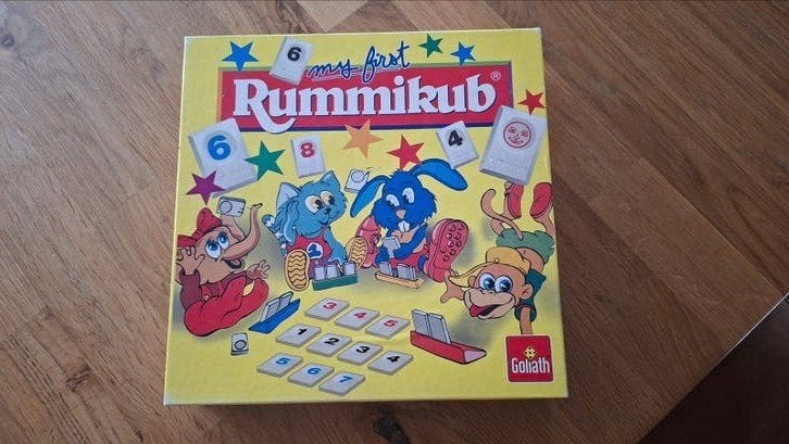 My First Rummikub - Compleet familiespel, Hobby en Vrije tijd, Drie of vier spelers, Ophalen of Verzenden, Gebruikt, Goliath
