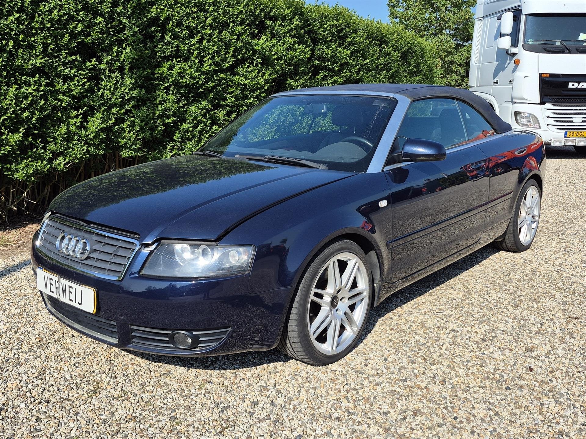 AUDI A4 2.4 V6 125KW CABRIO | AUT | Clima | Cruise | Dak wer, Auto's, Audi, Gebruikt, Zwart, Cabriolet, A4
