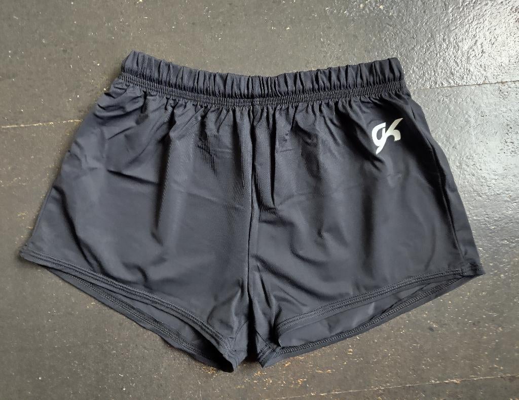 GK korte turnbroek jongens, zwart, maat AXS, Ophalen of Verzenden, Zo goed als nieuw, Kindermaat 146 t/m 176, Turnbroekje