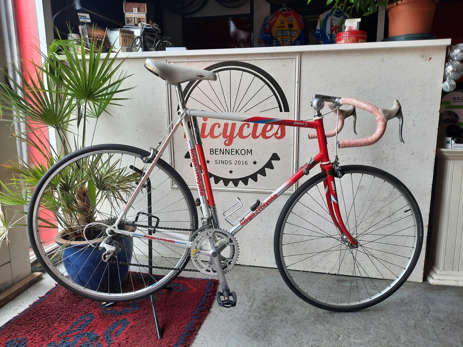 Vintage racefiets Koga Miyata Runner-S, 60cm €250, Ophalen, 28 inch, Gebruikt, Velgrem