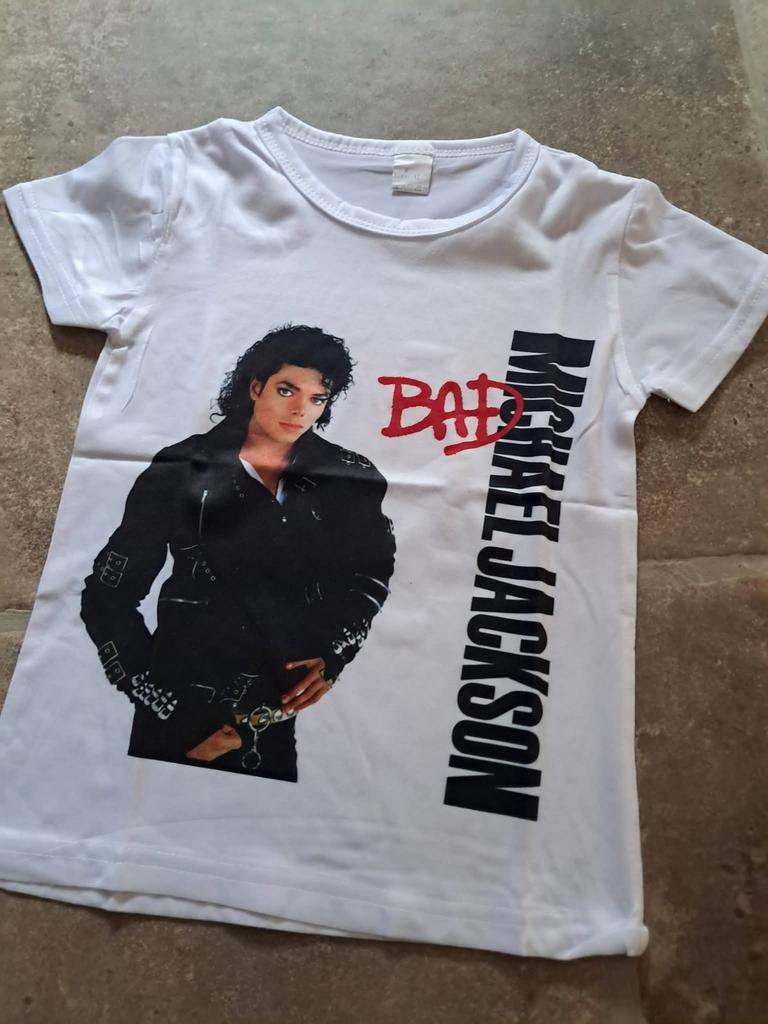 T-Shirt Kind Michael Jackson Bad, Ophalen of Verzenden, Gebruikt, Kleding