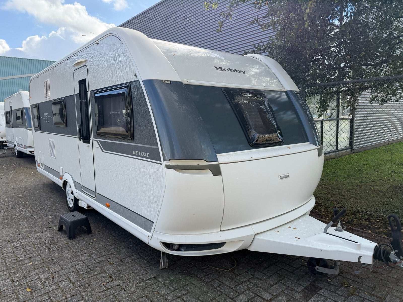 Hobby 545 KMFe 6-persoons caravan met mover en voortent, Stapelbed, Rondzit, Hobby, Bedrijf