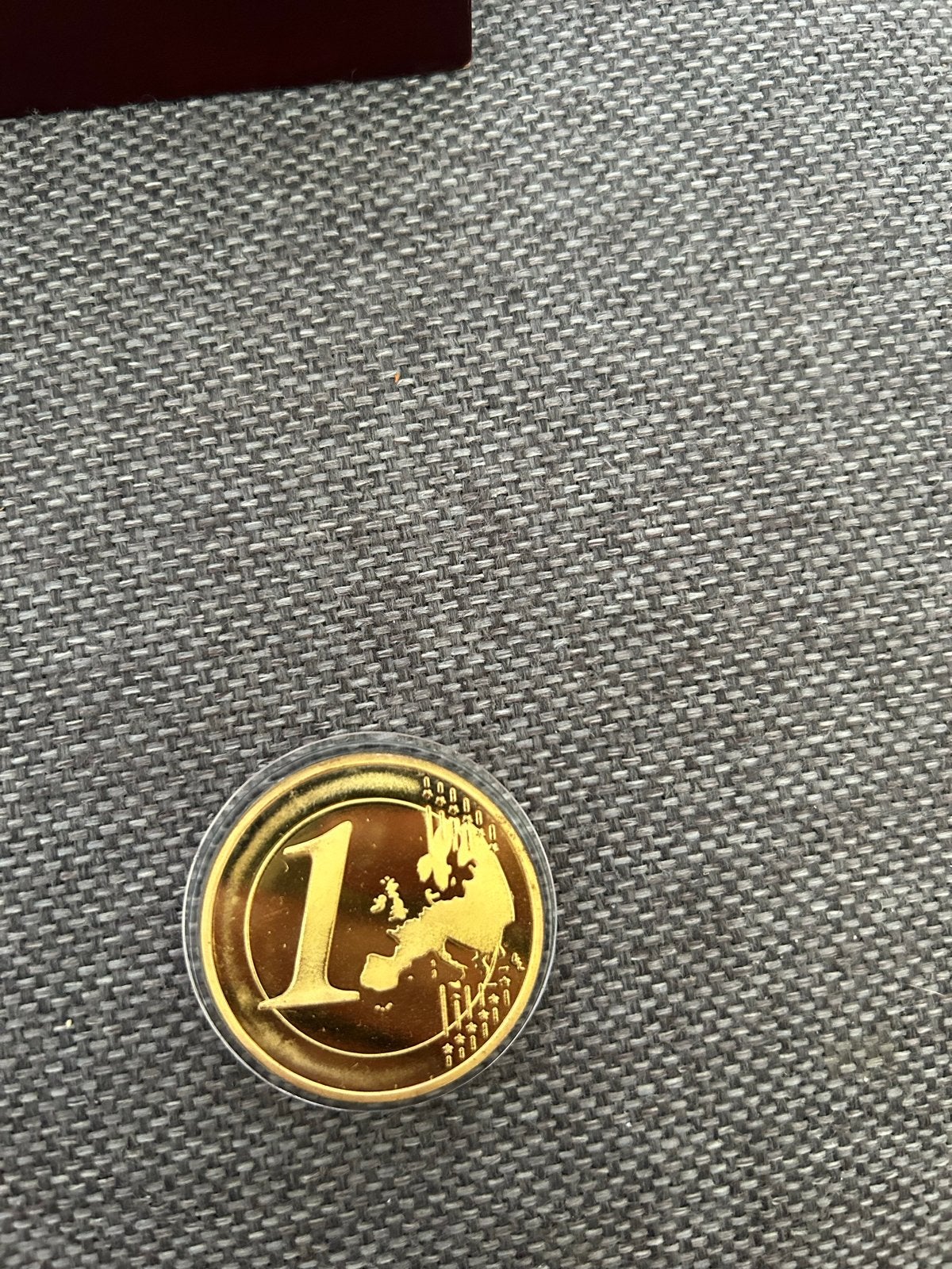 1 Euro munt Spanje Suerte y Salud Cádiz, Ophalen of Verzenden, Spanje, 1 euro, Losse munt