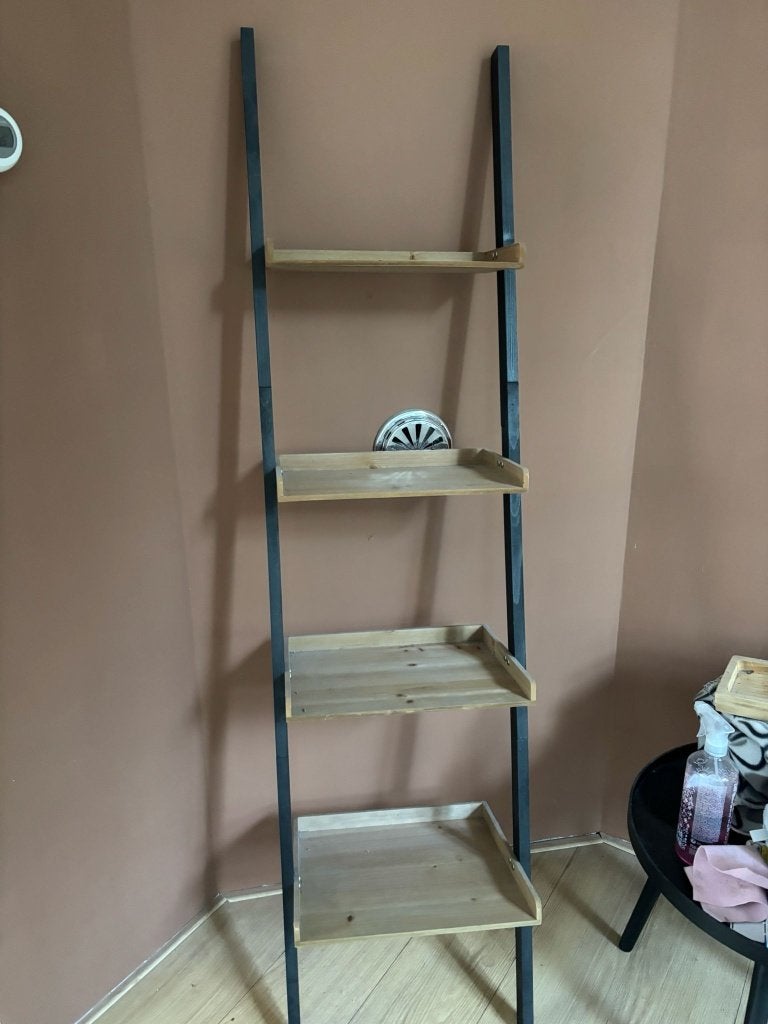 Ladder decoratie, Ophalen, Zo goed als nieuw, Bruin, Hout