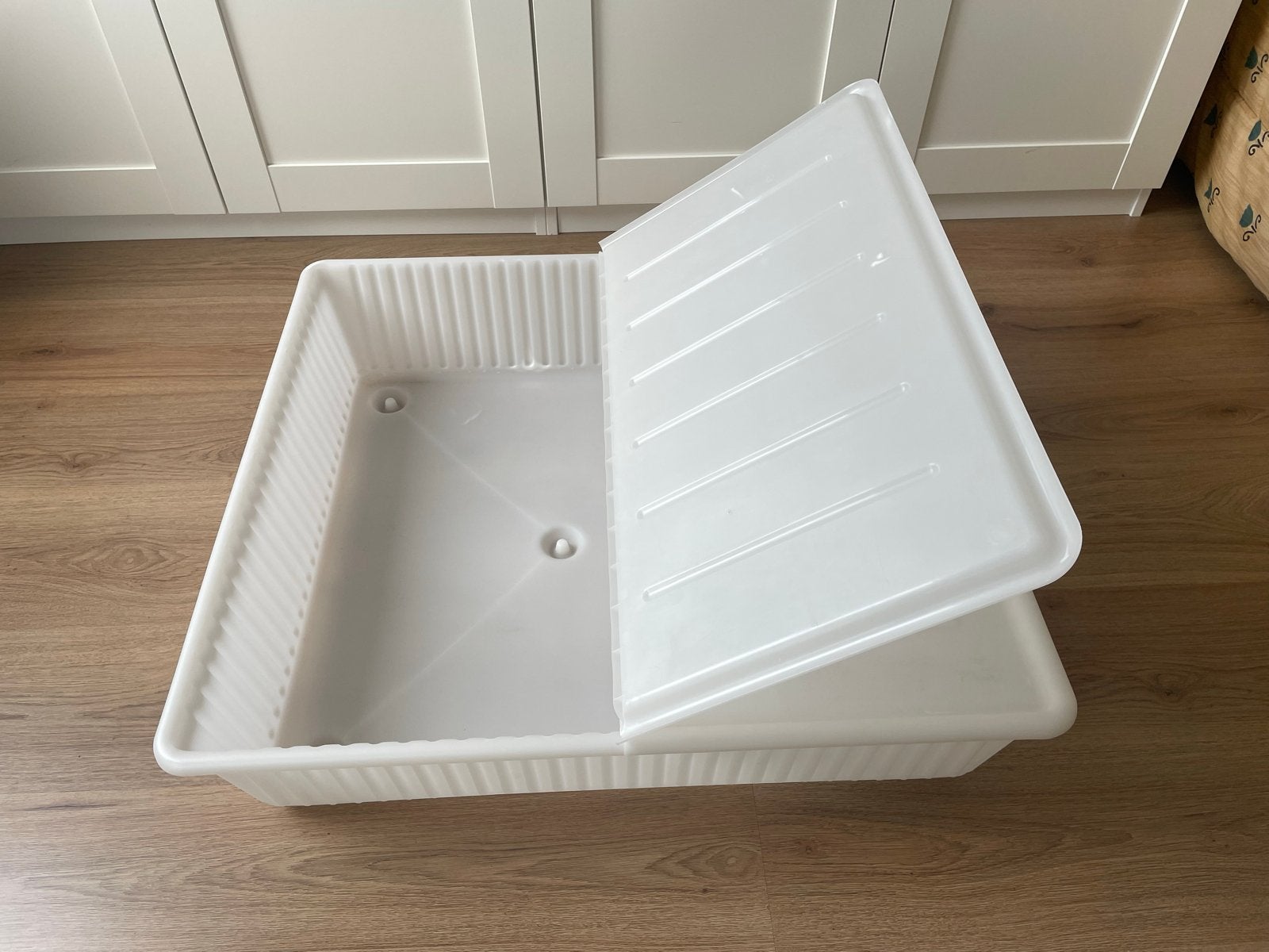 IKEA Opbergdoos met deksel - Wit voor onder het bed, 60 cm of meer, 50 tot 75 cm, Minder dan 35 cm, Ophalen of Verzenden