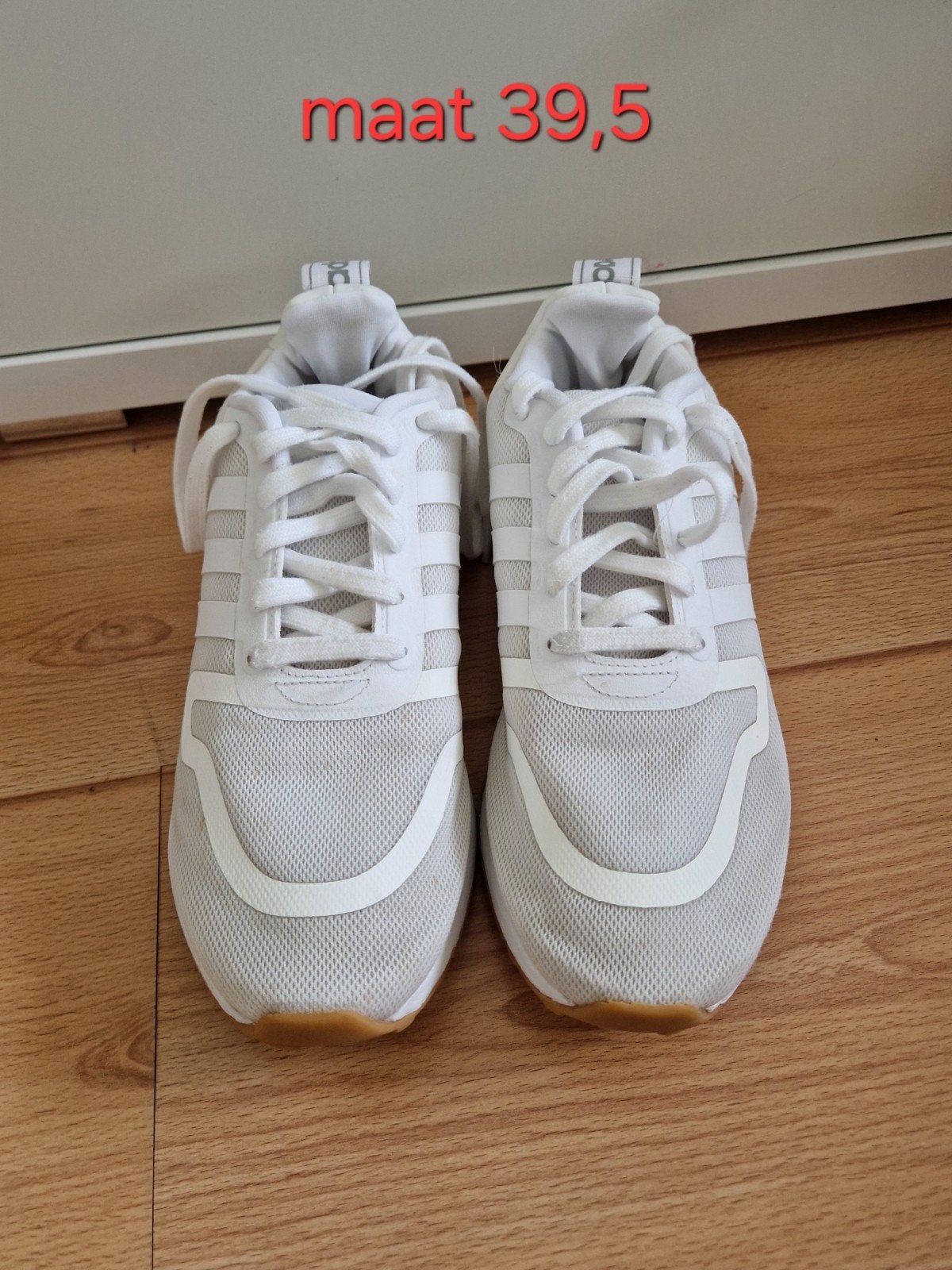 Adidas sneakers wit maat 39,5, Adidas, Wit, Ophalen of Verzenden, Sneakers of Gympen
