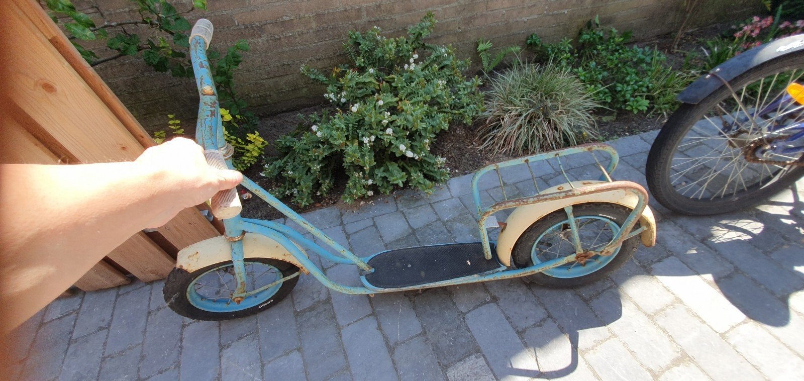 Prachtige ouderwetse step, Fietsen en Brommers, Steps, Ophalen, Gebruikt, Gewone step