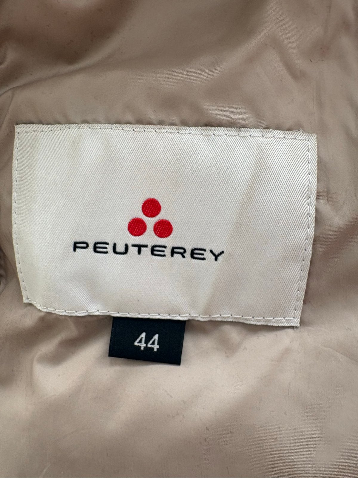 Peuterey Dames Jas - Maat 44 (L), Kleding | Heren, Jassen | Winter, Ophalen of Verzenden, Zo goed als nieuw, Beige