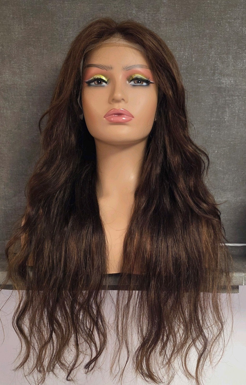 lace wig echt haar, Ophalen of Verzenden, Nieuw, Pruik of Haarverlenging