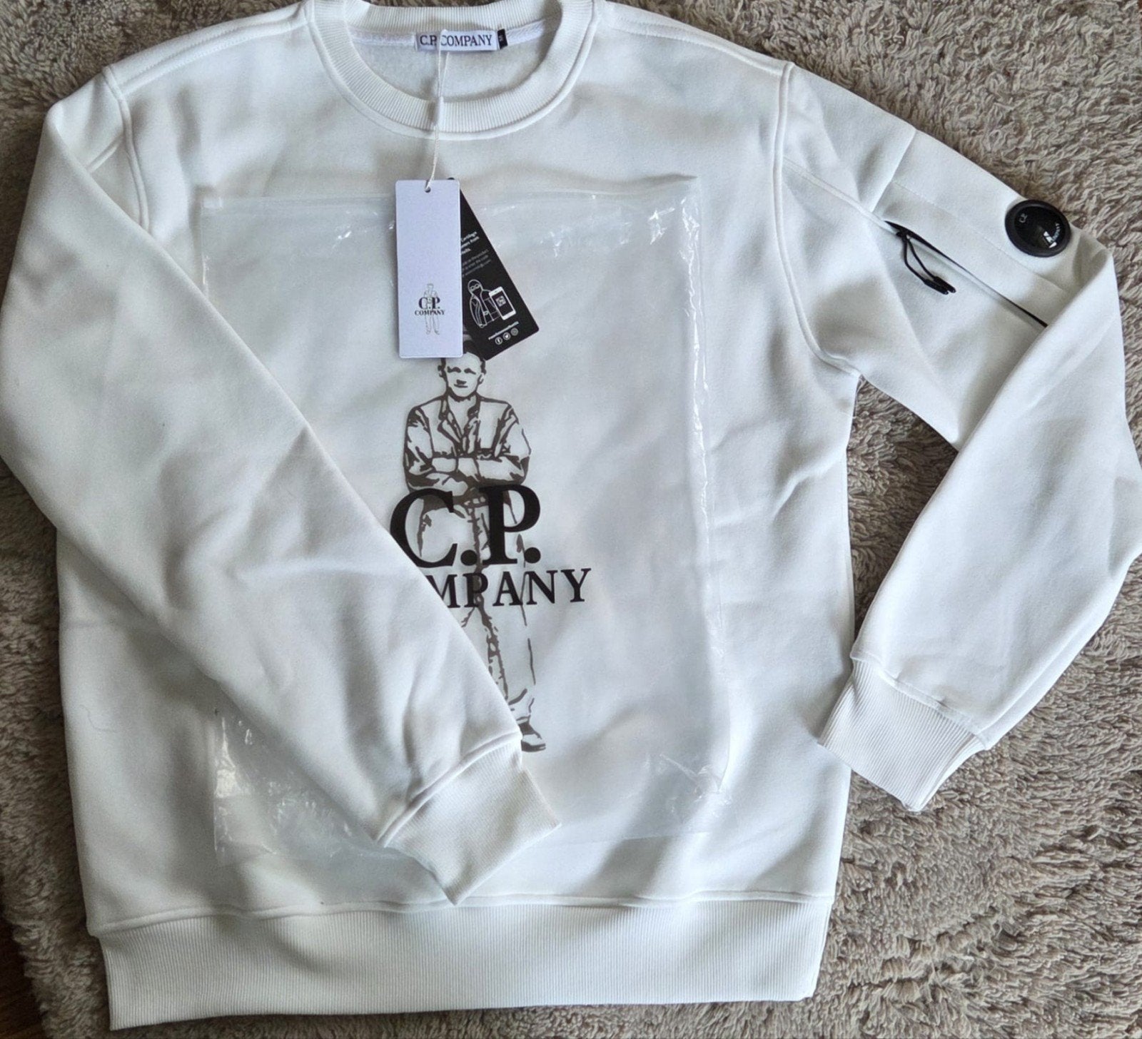 Cp company trui maat M, CP Company, Maat 48/50 (M), Wit, Ophalen of Verzenden