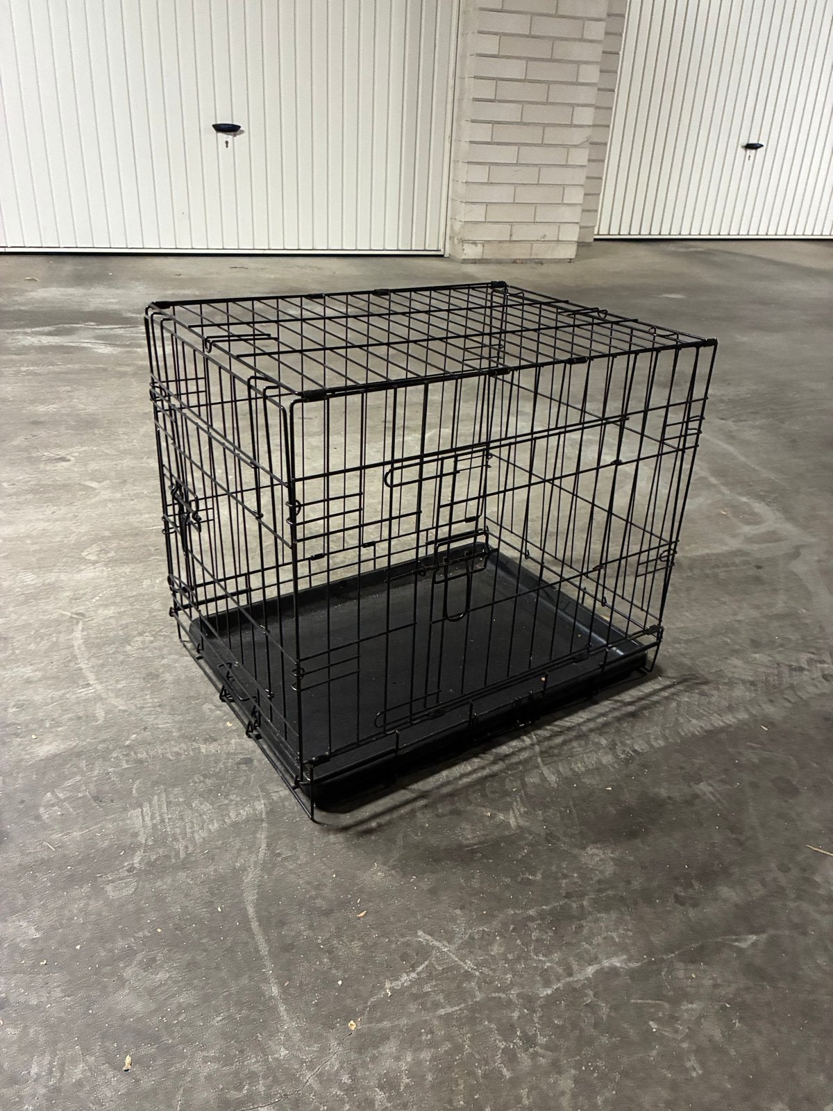 Hondenbench zwart, Dieren en Toebehoren, Ophalen, Gebruikt
