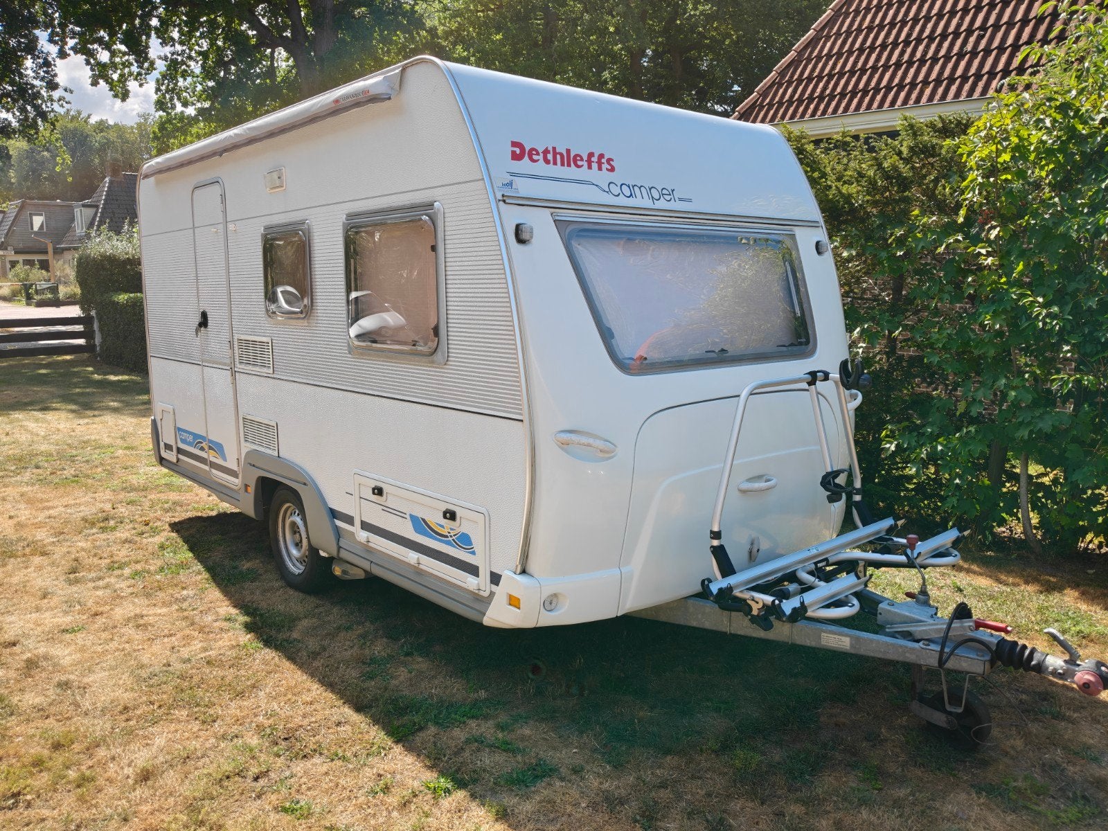 Dethleffs Camper 420 met volautomatische mover en zakluifel, Caravans en Kamperen, Treinzit, Particulier, Tot en met 4, Luifel