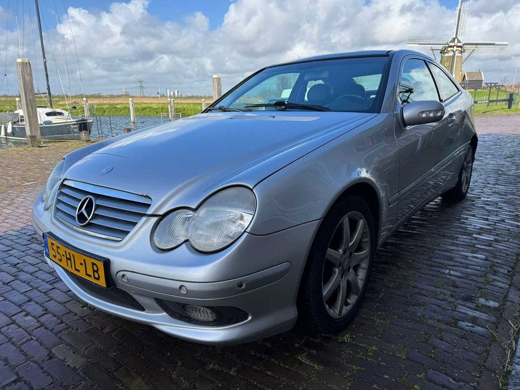 2001 Mercedes-Benz C-klasse Sportcoupé 230 K. 55-HL-LB, Automaat, Achterwielaandrijving, Gebruikt, 4 cilinders