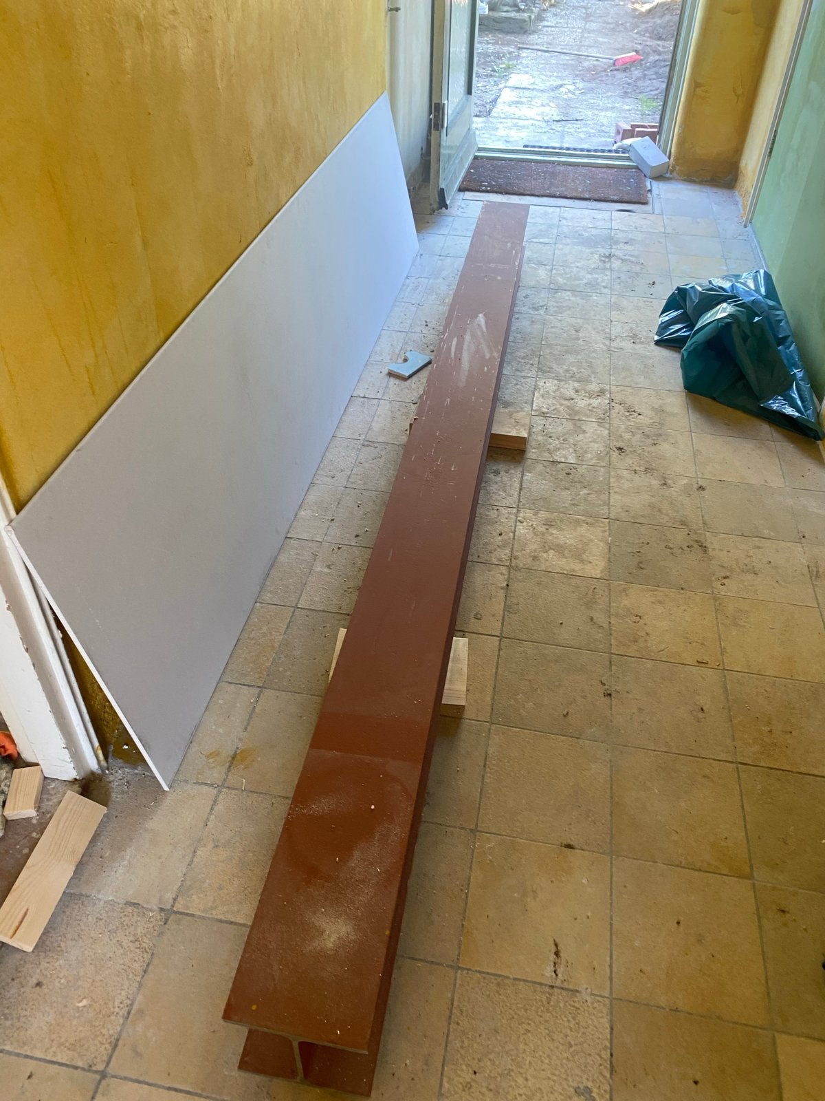 Stalen I-balk - Constructiebalk, Doe-het-zelf en Verbouw, Ophalen, Zo goed als nieuw, IJzer