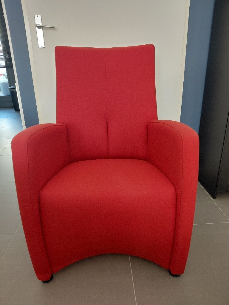 Leolux Kilenge fauteuil, Ophalen, Gebruikt, Stof, 50 tot 75 cm