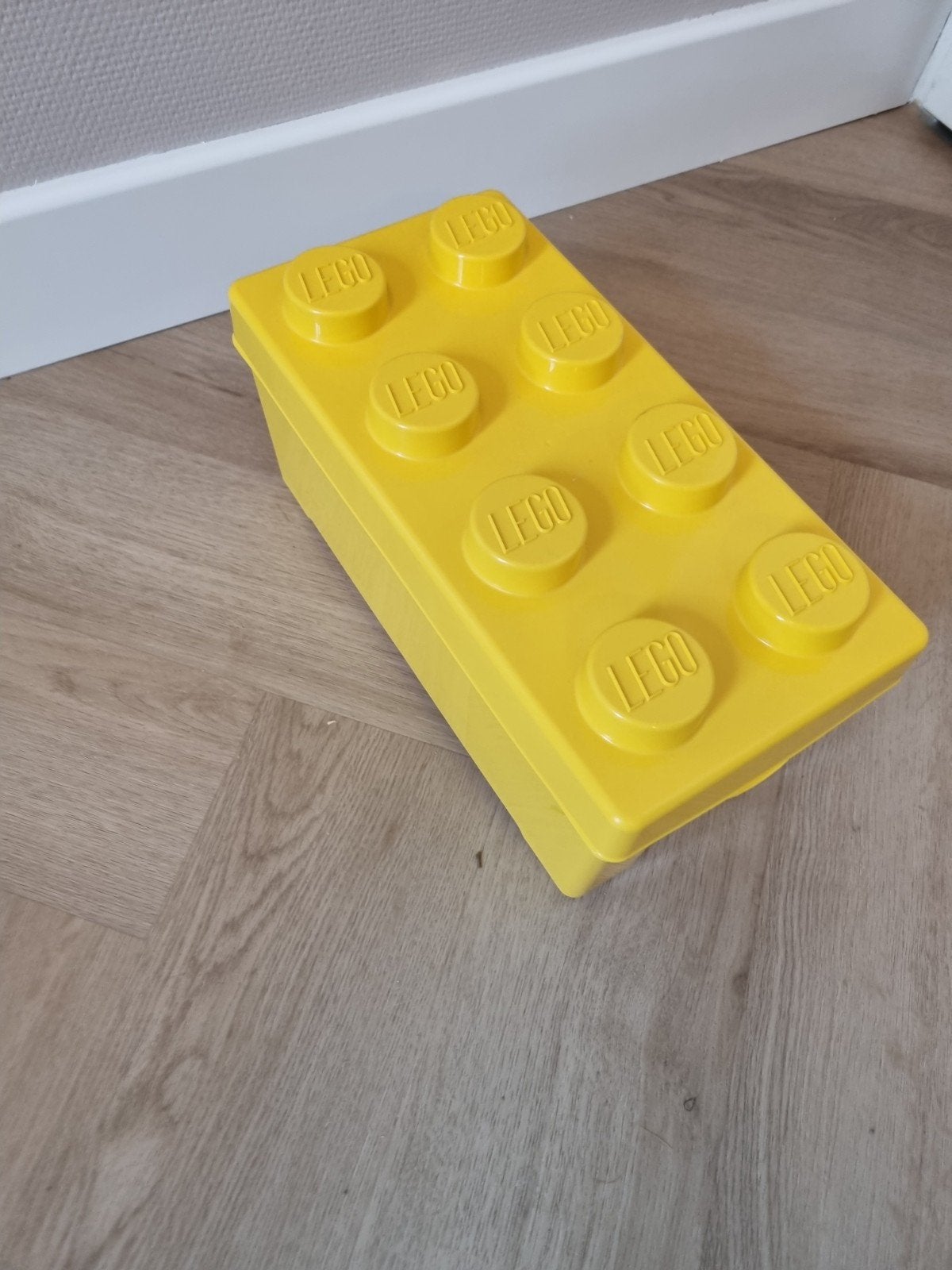 Gele LEGO opbergdoos - Ideaal voor speelgoed, Ophalen of Verzenden, Gebruikt