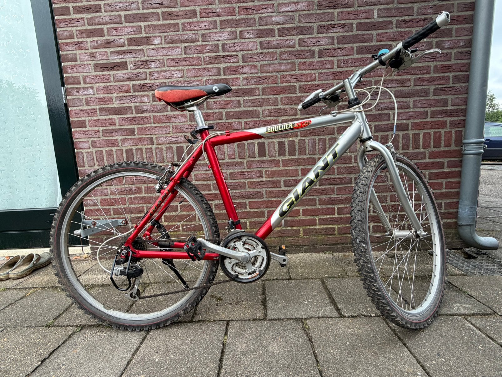 Giant Boulder Alu frame maat M, Ophalen, Gebruikt, Velgrem, 49 tot 53 cm