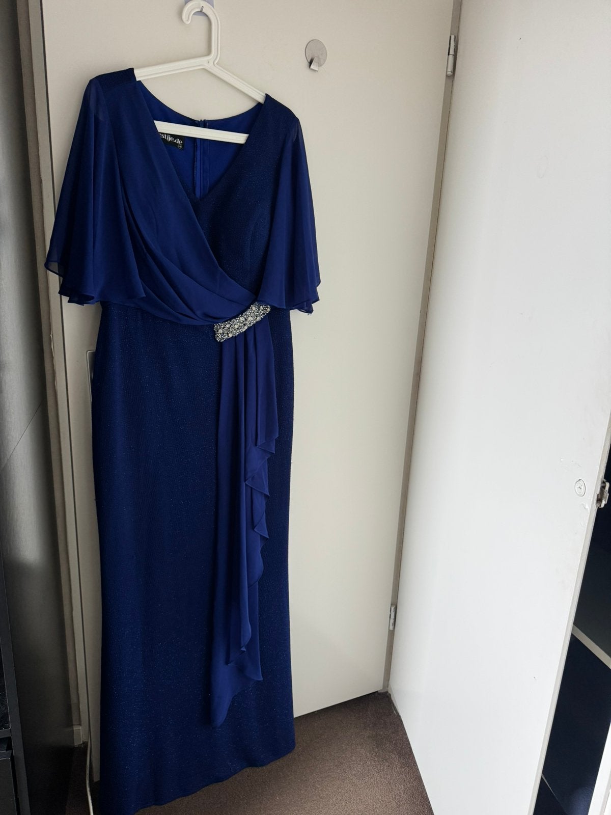 Gala jurk, Kleding | Dames, Ophalen of Verzenden, Zo goed als nieuw, Zwart, Galajurk