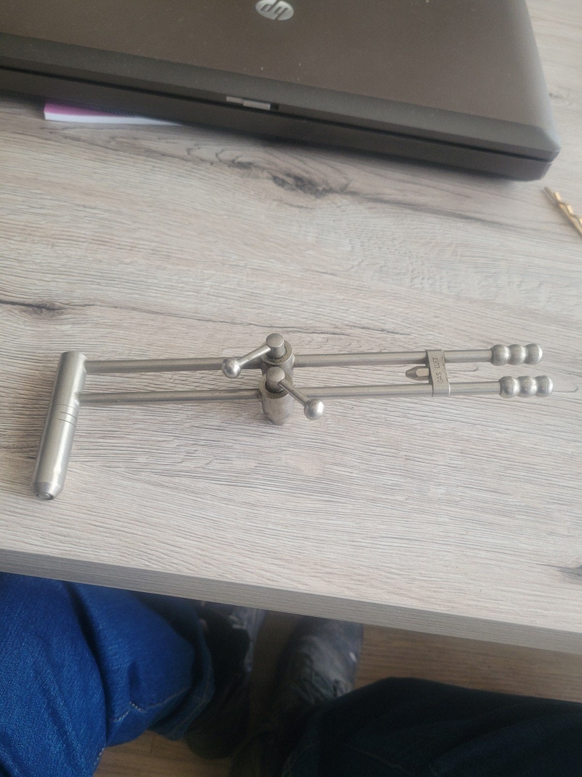 gasbrander met geforceerde luchttoevoer., Antiek en Kunst, Ophalen