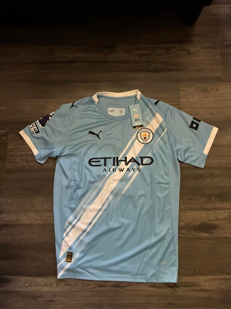 Man City thuisshirt 25/26 Reijnders 4 – maat M – nieuw, Sport en Fitness, Voetbal, Maat M, Ophalen of Verzenden, Zo goed als nieuw