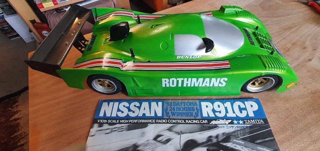 Tamiya Nissan R91CP, Ophalen of Verzenden, Groter dan 1:32, Auto, Tamiya