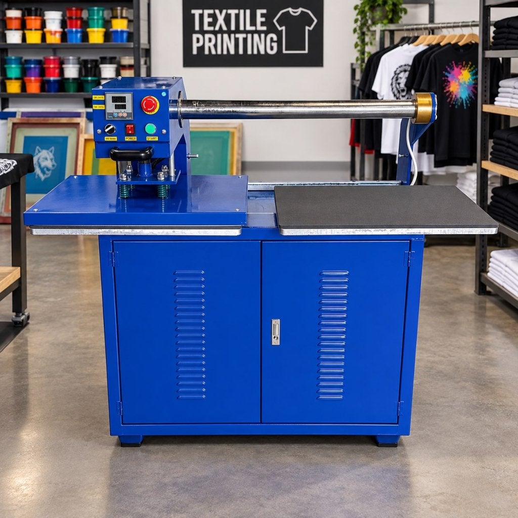 ✅ Professionele Transferpers Pneumatisch Dubbel 40x60 cm, Niet ingevuld, Gebruikt, Printer, Niet ingevuld