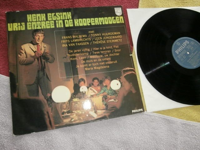 LP - Henk Elsink - Vrij Entree In De Koopermoolen., Cd's en Dvd's, LP, Gebruikt, Overige genres, 12 inch