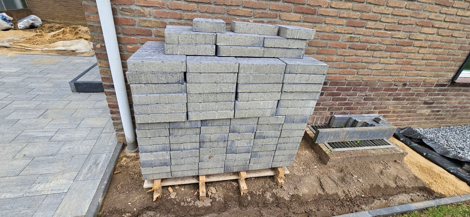Facetta allure 20x30x6 marmo nero 150 tegels, Ophalen, Overige typen, Nieuw, 5 tot 10 m²