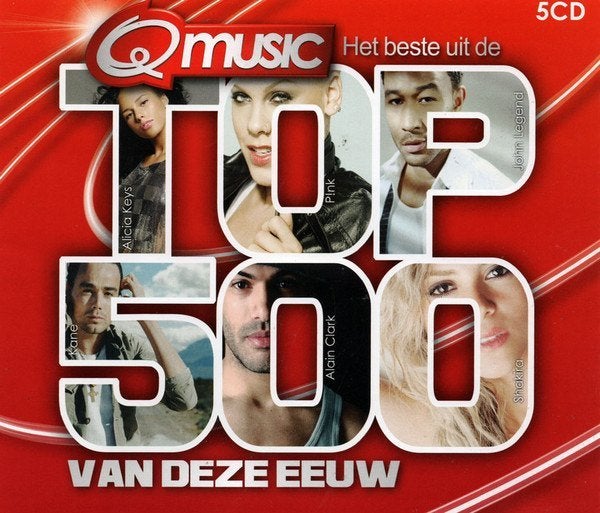 Qmusic Top 500 Van Deze Eeuw 5xCD, Verzenden, 2000 - 2009, Zo goed als nieuw